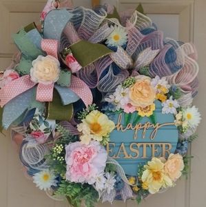 Happy Easter wreath by Wreathy Wonders